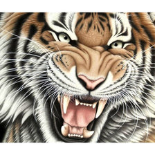 Схема вышивки «Серия "Хищники". Тигр»
