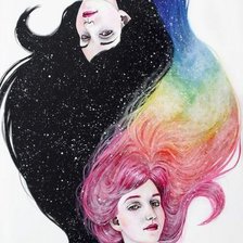 Схема вышивки «girls»