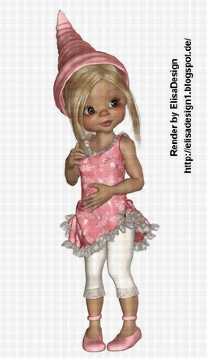 РОЗОВЫЙ КОЛПАЧЁК - дети - предпросмотр