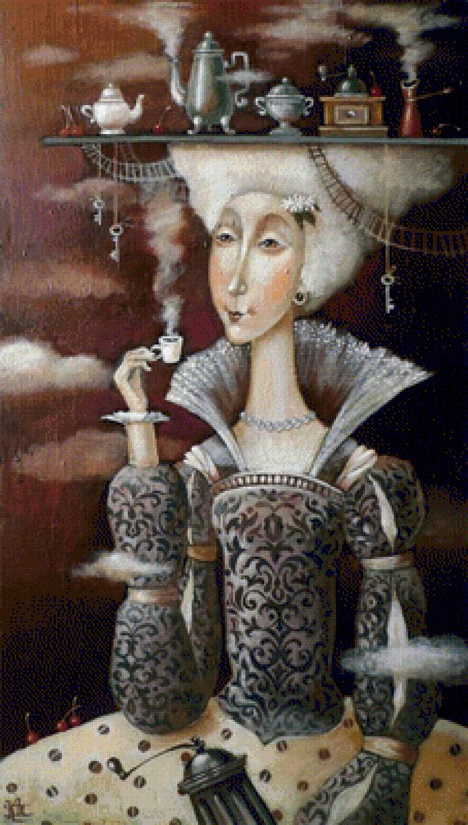 Панина Кира. Кофейная дама-1 - люди - предпросмотр