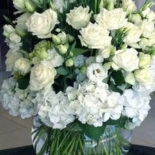 Схема вышивки «Белые розы»