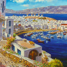 Mykonos Harbour.