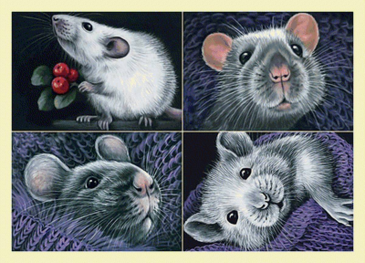 символ года. - символ года, грызуны, мышки - предпросмотр