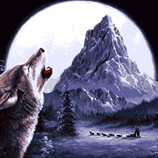 Схема вышивки «Аляска»