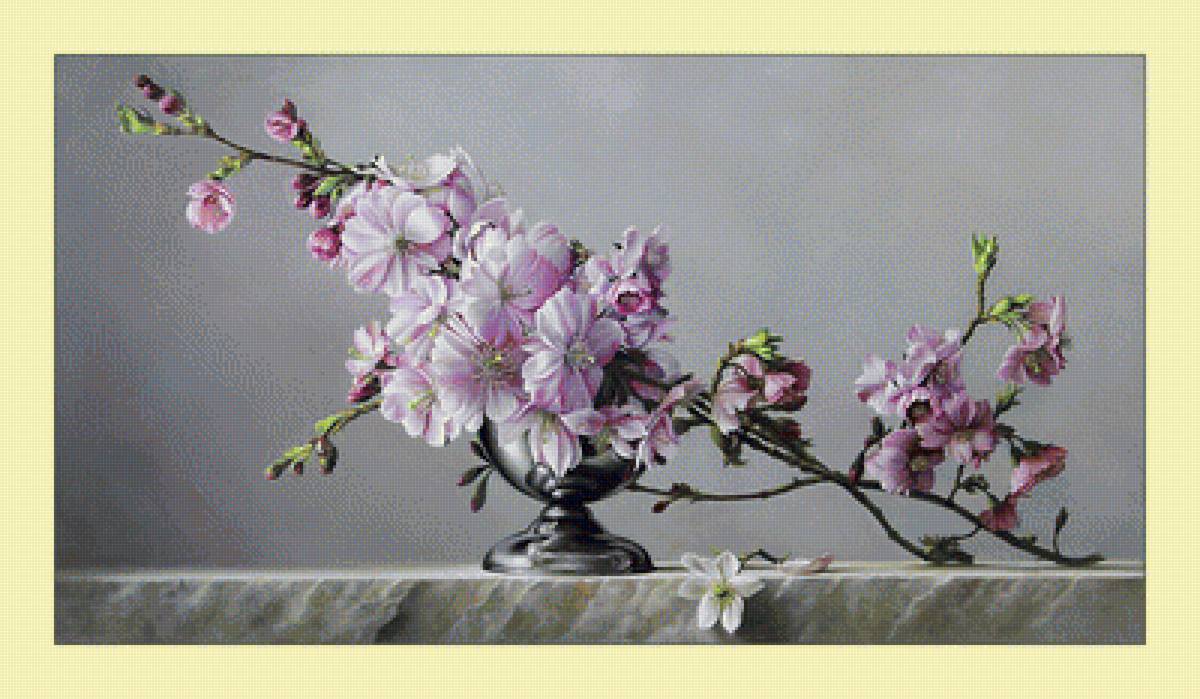 Сакура. - цветы, сакура - предпросмотр