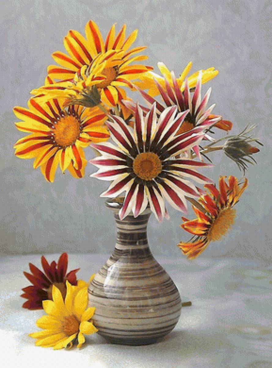 Букет - цветы, ваза - предпросмотр