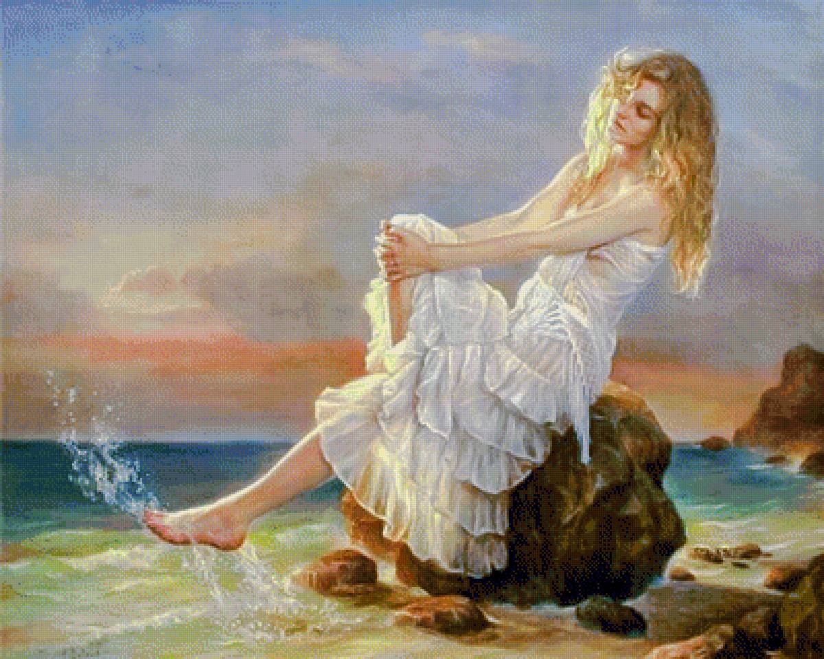 Perle de Mer-2. - hélène beland art.seascenes.ladies. - предпросмотр