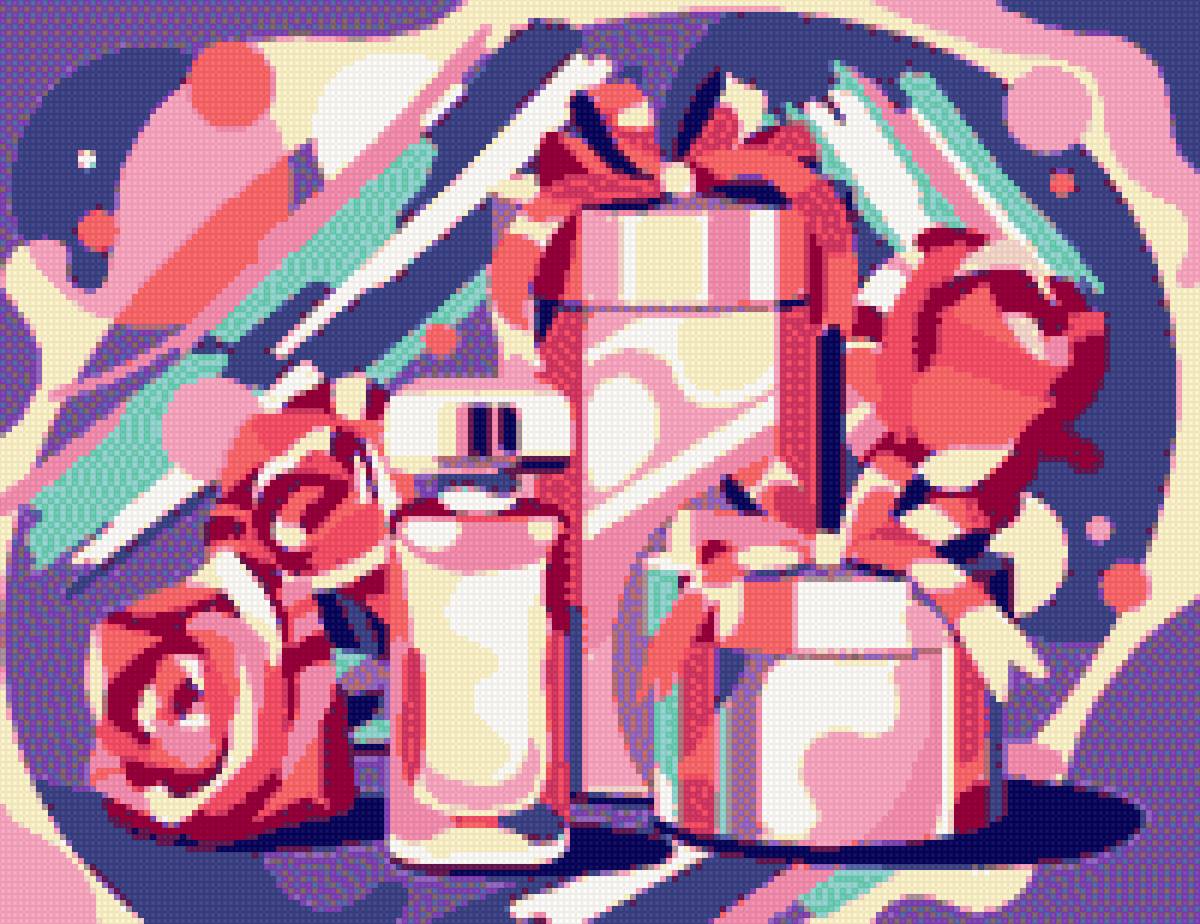 Для любимой женщины - для любимой, букет, цветы, розы, подарок, духи, любовь, роза - предпросмотр