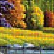 Предпросмотр схемы вышивки «домик у реки» (№1994182)