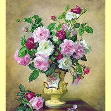 Оригинал схемы вышивки «Розы.» (№1994551)