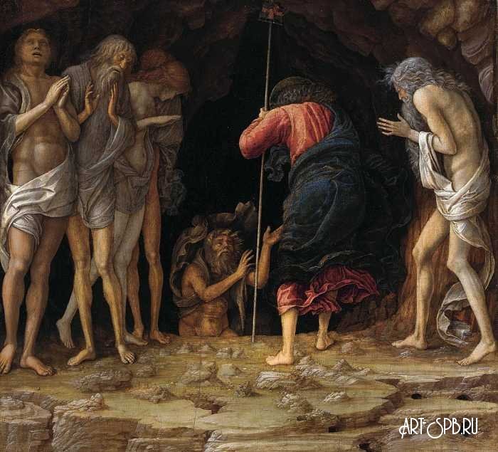 Христос выводит из ада души праведников. Андреа Мантеньи - религия, картины - оригинал