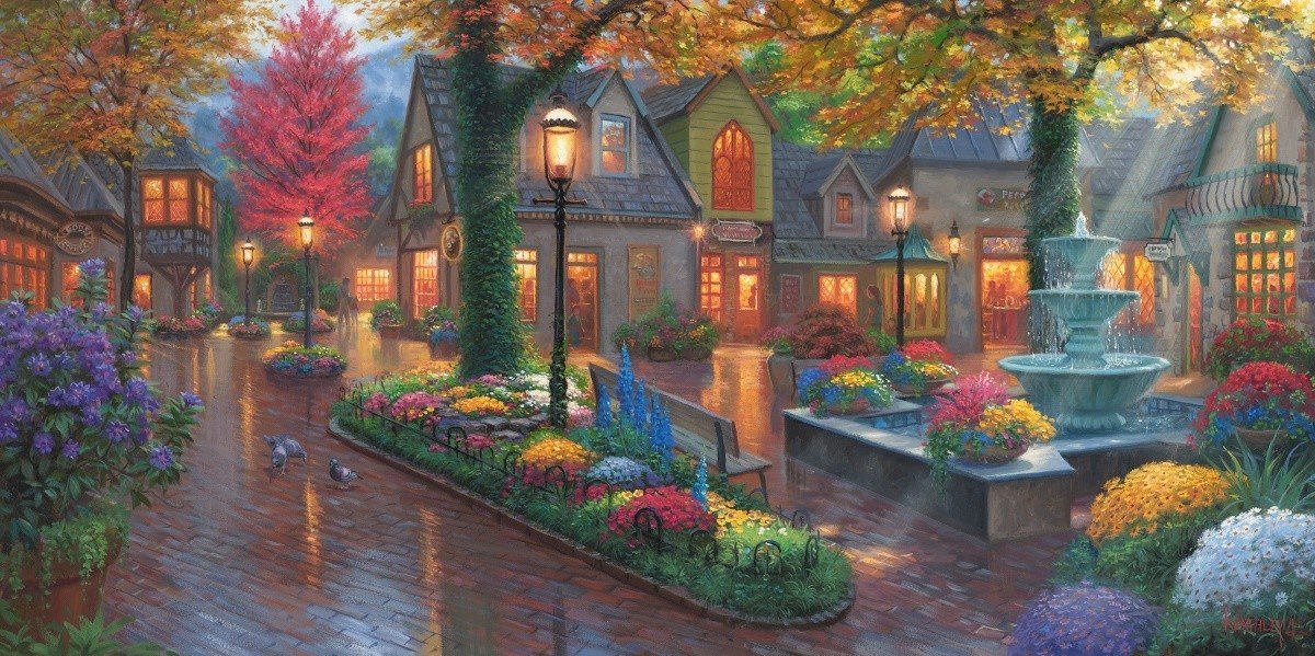 усадьба - город, дома - оригинал