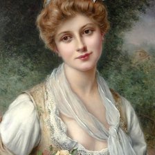 Схема вышивки «девушка»