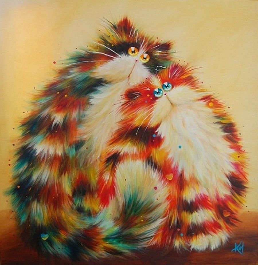 Котейки - любовь, котик - оригинал