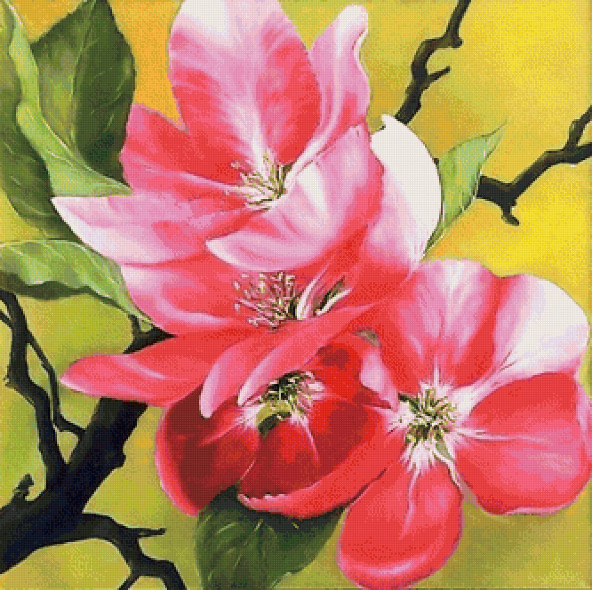 №1995464 - ветка, цветы - предпросмотр