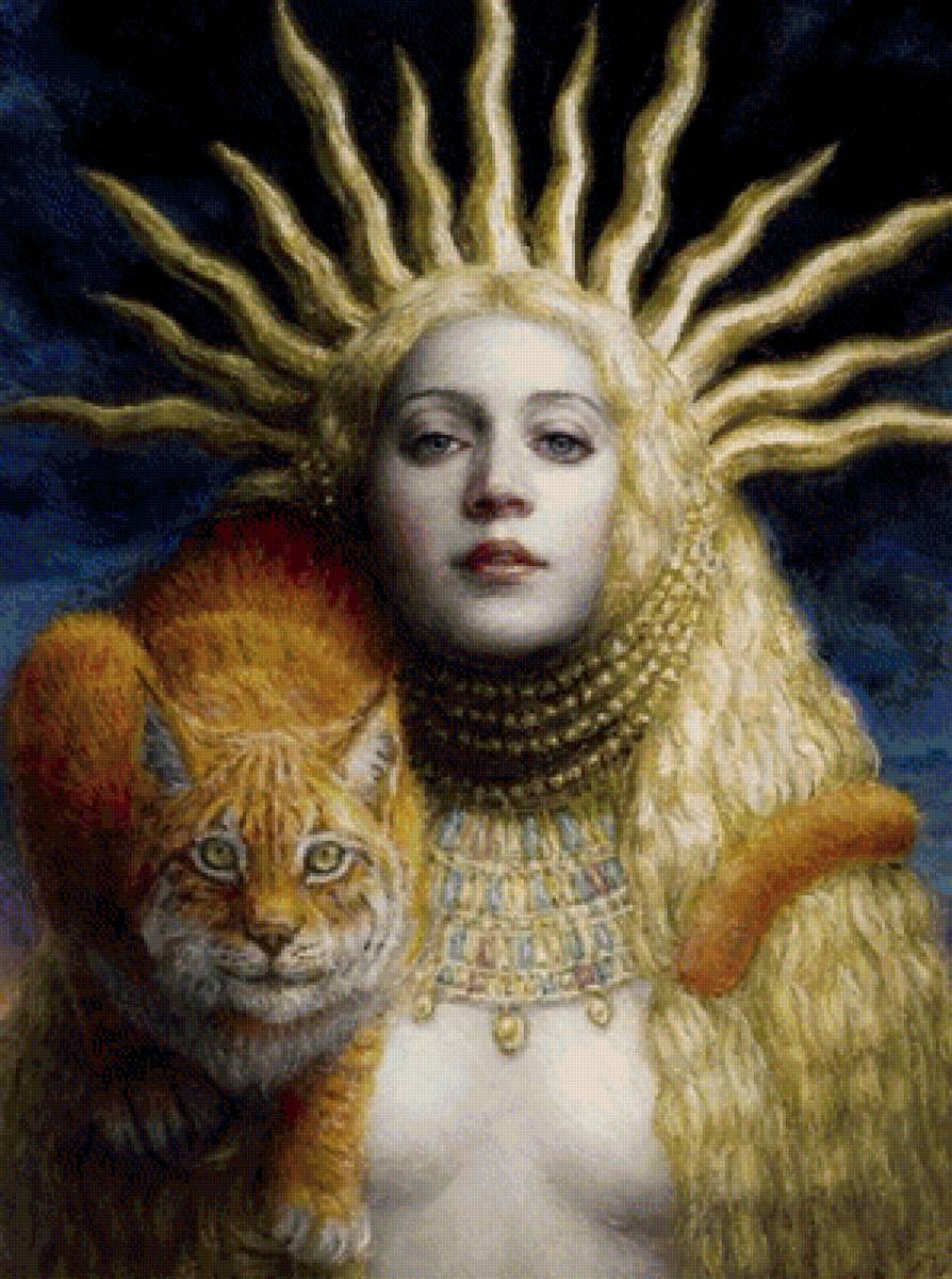 Солнце-Дева с рысью - предпросмотр