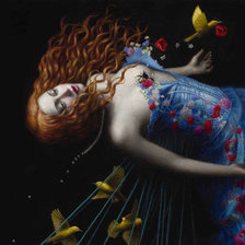 Схема вышивки «Форфоровая красавица»