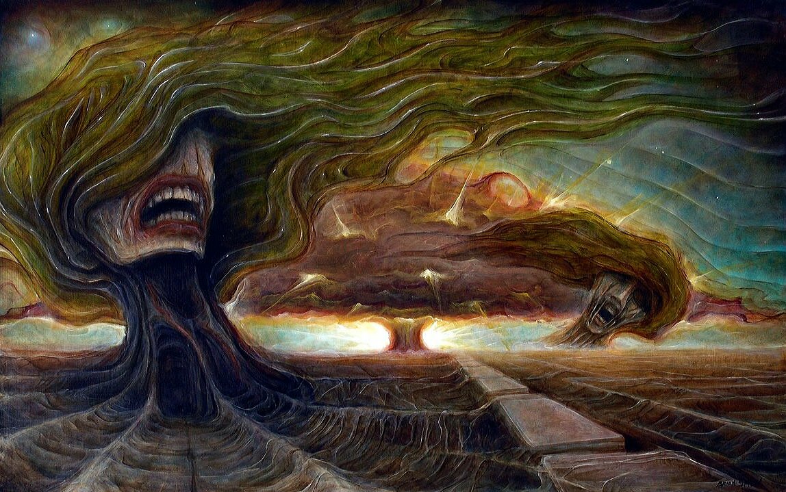 Крик Земли - опасность, ужас, крик земли, страх, предупреждение - оригинал