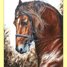 Оригинал схемы вышивки «Конь.» (№1996602)