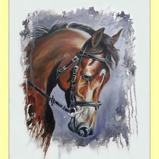 Оригинал схемы вышивки «Конь.» (№1996608)