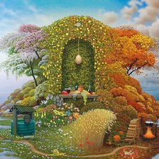 Схема вышивки «ЯЦЕК ЙЕРКА.ВРЕМЕНА ГОДА»