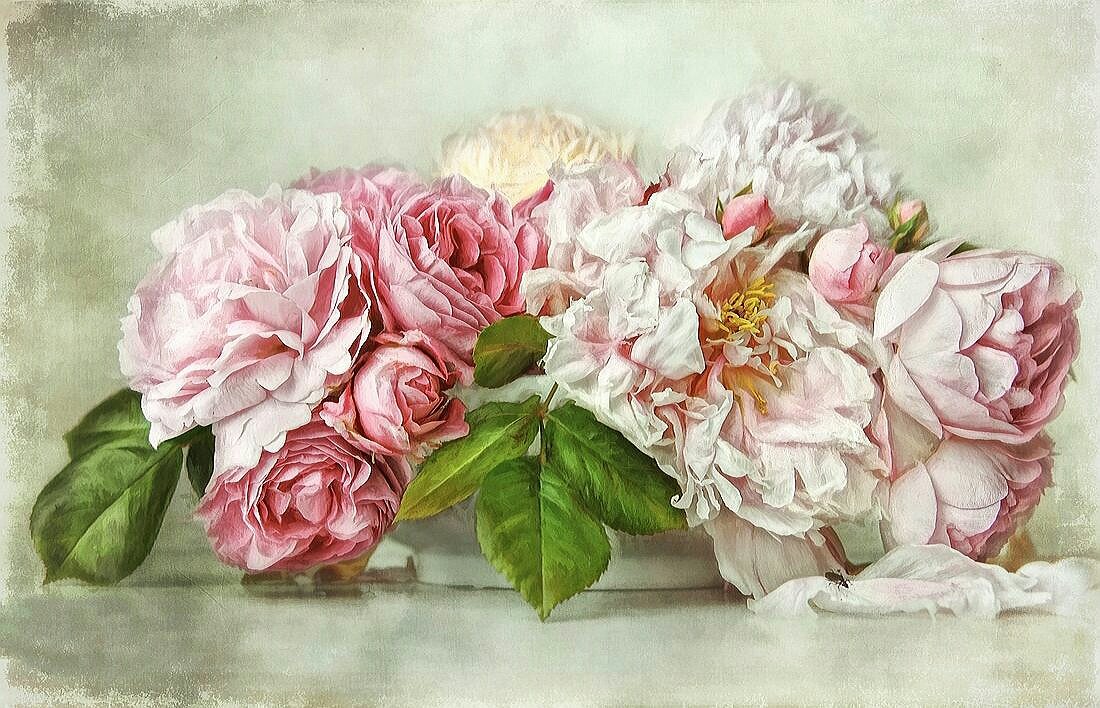 Пионы - цветы в вазе, розовые пионы - оригинал