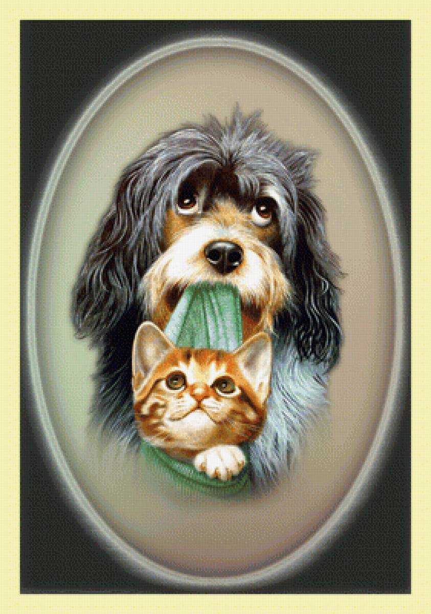 Потеряшки:) - животные, собака, котенок - предпросмотр