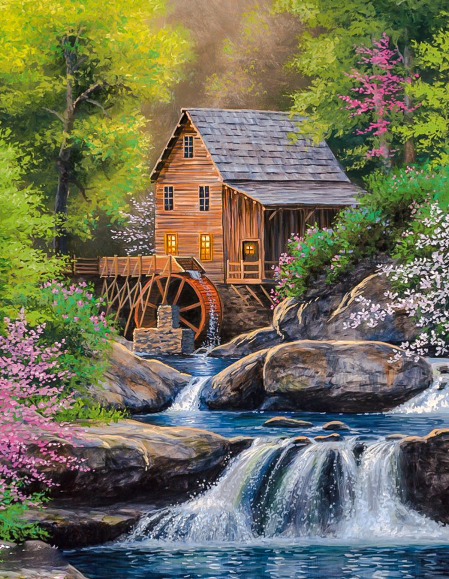The Watermill. - abraham hunter paintings.scenarys. - оригинал