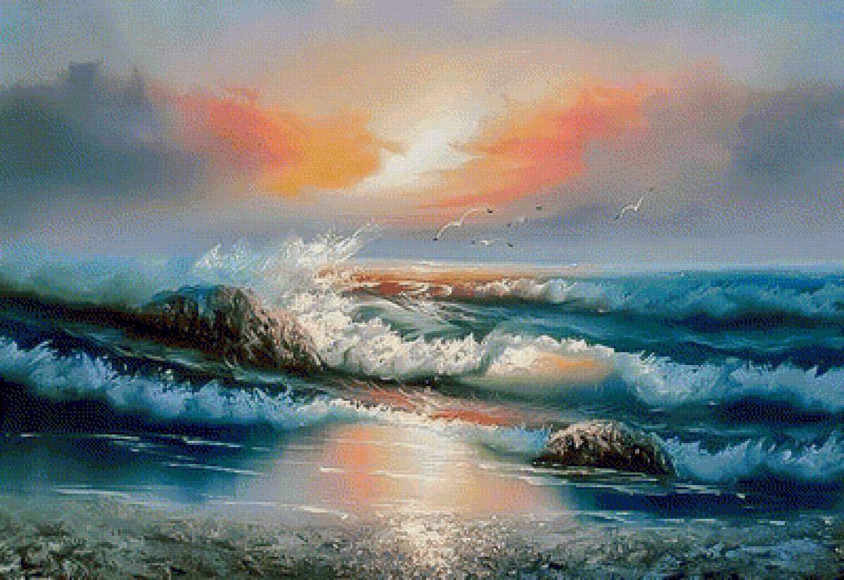 Twilight. - seascapes. - предпросмотр