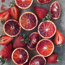 Схема вышивки «Фрукты»