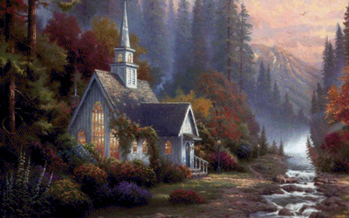 Художник Томас Кинкейд-6 - пейзажи - предпросмотр