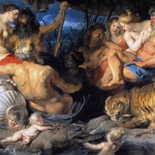 Схема вышивки «Четыре части света. Рубенс»