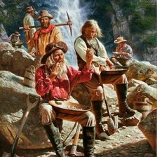 Схема вышивки «Золотая лихорадка»