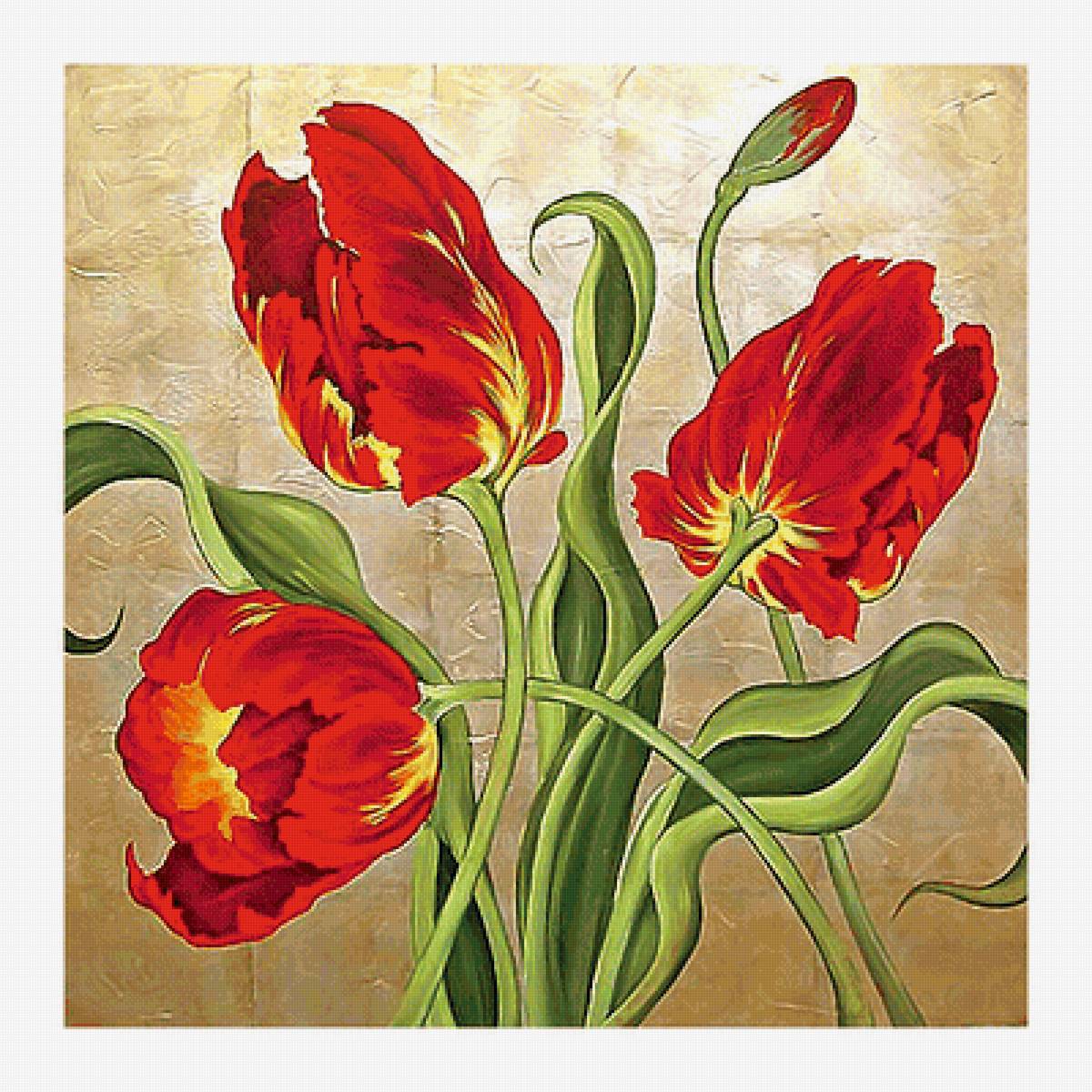 Серия "Тюльпаны" - тюльпаны, цветы, флора - предпросмотр