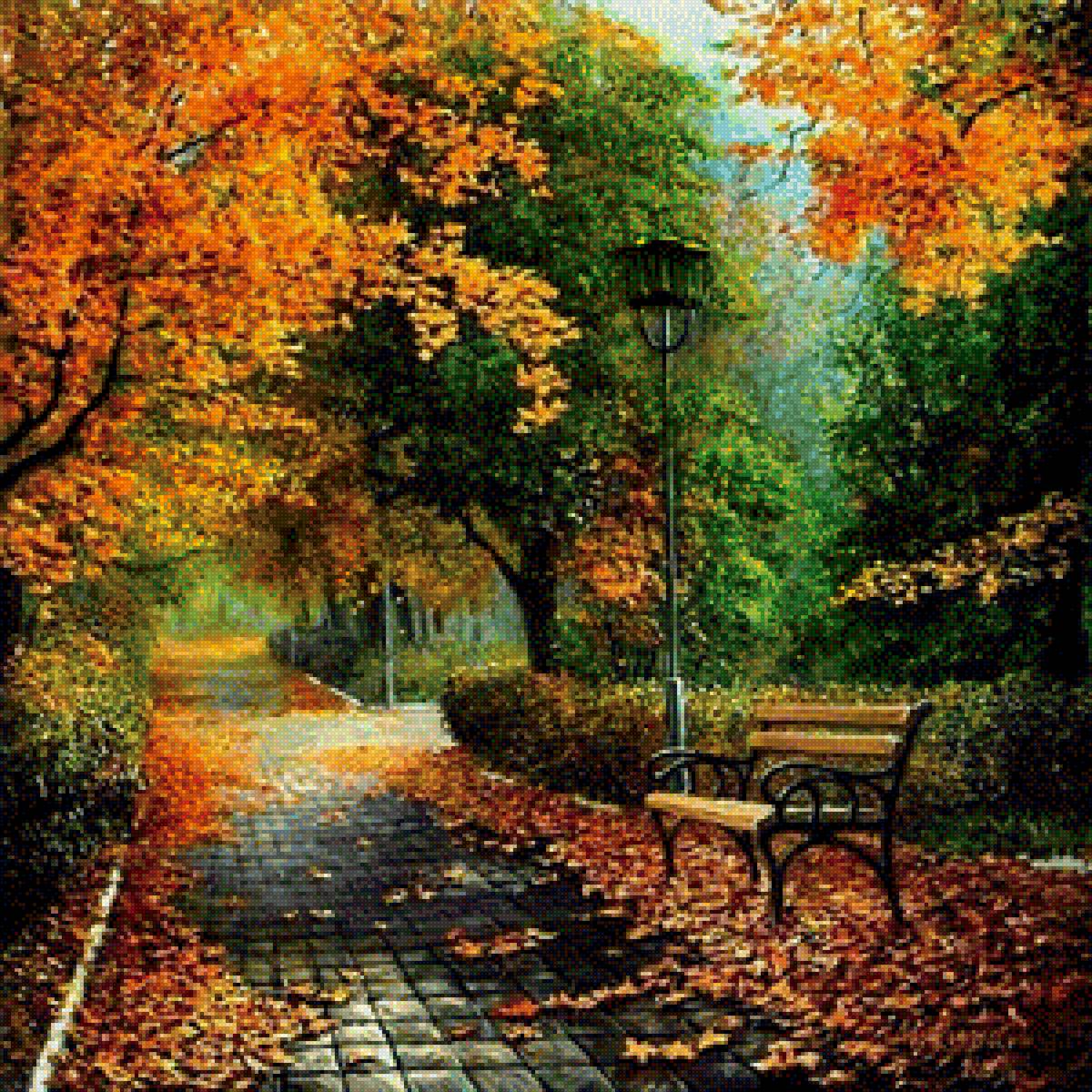 осенний парк - осень парк - предпросмотр