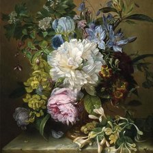 Схема вышивки «картина, цветы»