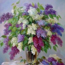 Схема вышивки «цветы»