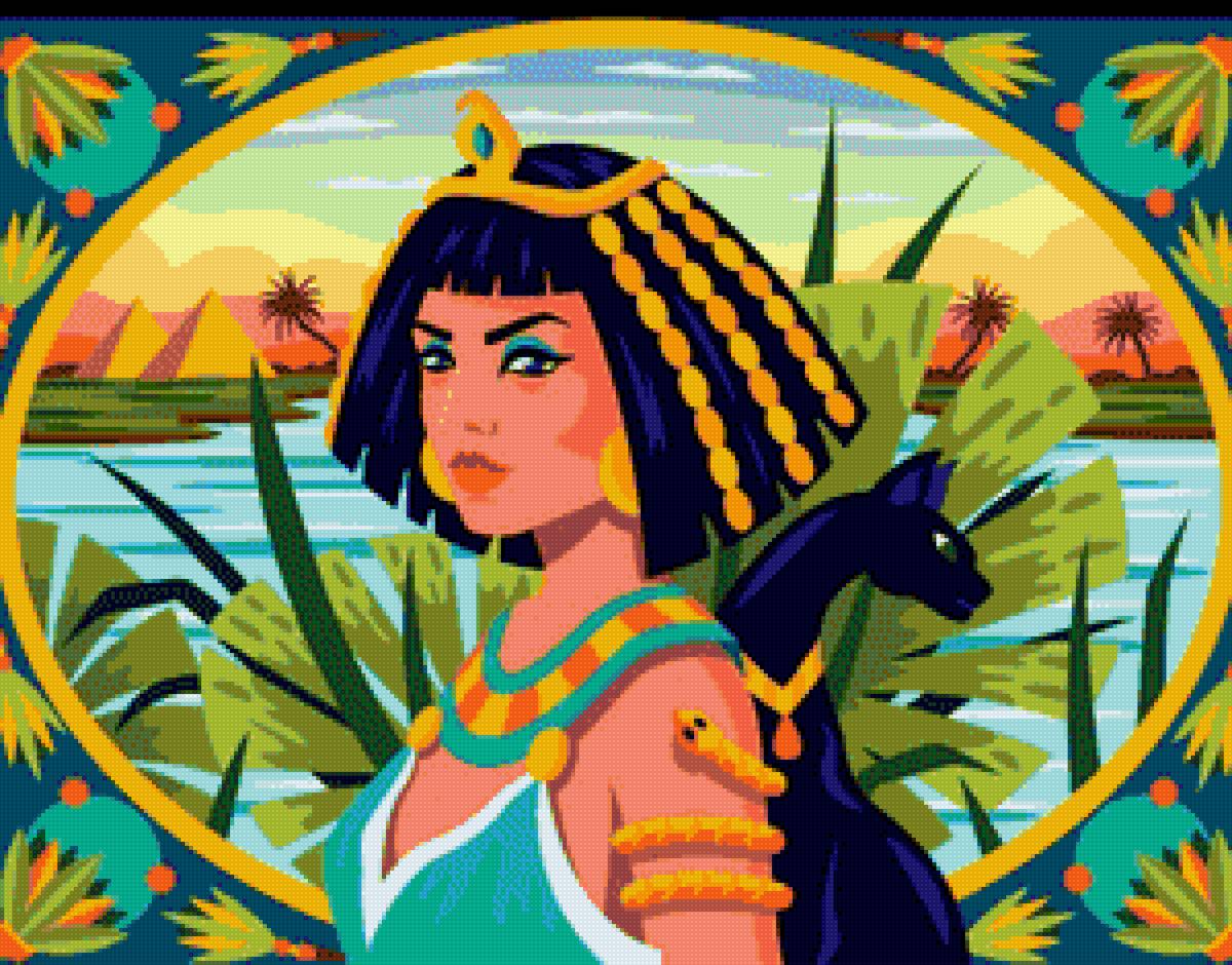 Клеопатра - пирамида, египет, клеопатра, сфинкс - предпросмотр