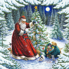 Оригинал схемы вышивки «Новогодняя» (№2004792)