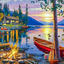 Canoe Lake.