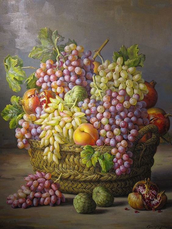 виноград - урожай, картины, виноград, осень - оригинал
