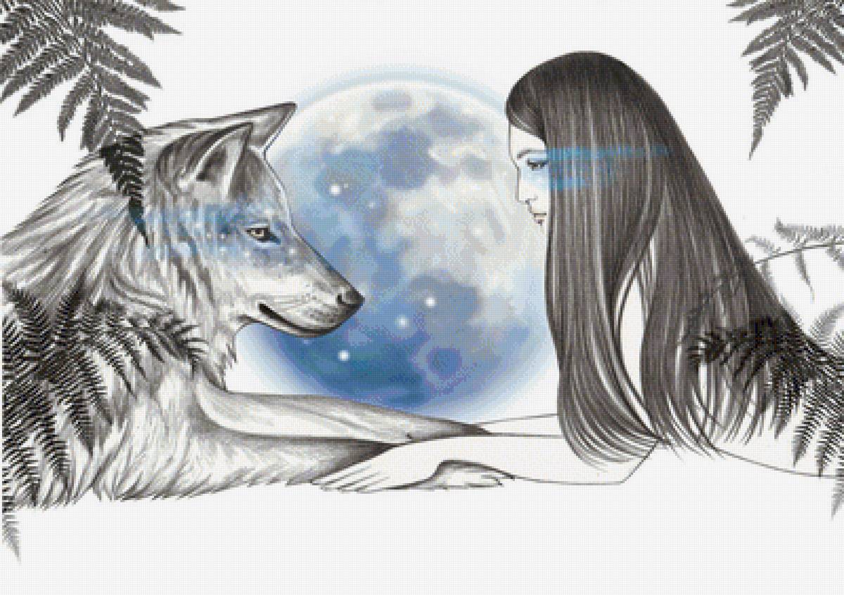 Girl Lupo Luna - donna - предпросмотр