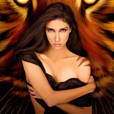 Схема вышивки «Взгляд»