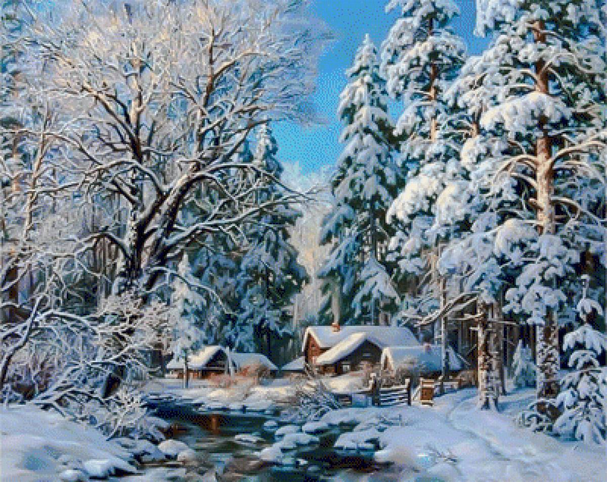 Winter Forest. - snowscapes. - предпросмотр