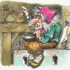 Схема вышивки «баба яга»