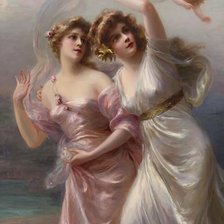 Схема вышивки «ženy v ružovom»