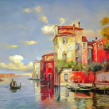 Схема вышивки «Venetian Journey.»