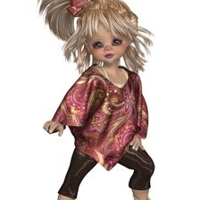 Схема вышивки «FITNES GIRL»