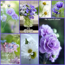 Схема вышивки «цветы»