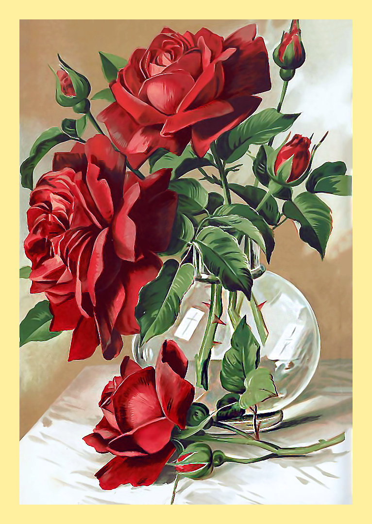 Серия "Розы". - букет, флора, розы, цветы - оригинал